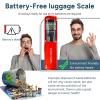imagetravel inspira Luggage Scale BatteryFree Travel Essentials Portable Handheld Digital Suitcase Weight Scale for for Travel Accessories 110lbs50kg Dark BlueRed