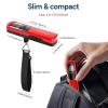 imagetravel inspira Luggage Scale BatteryFree Travel Essentials Portable Handheld Digital Suitcase Weight Scale for for Travel Accessories 110lbs50kg Dark BlueRed
