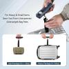 imagetravel inspira Luggage Scale BatteryFree Travel Essentials Portable Handheld Digital Suitcase Weight Scale for for Travel Accessories 110lbs50kg Dark BlueBlueLarge Handle