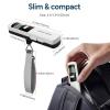imagetravel inspira Luggage Scale BatteryFree Travel Essentials Portable Handheld Digital Suitcase Weight Scale for for Travel Accessories 110lbs50kg Dark BlueWhite