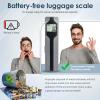 imagetravel inspira Luggage Scale BatteryFree Travel Essentials Portable Handheld Digital Suitcase Weight Scale for for Travel Accessories 110lbs50kg Dark BlueGreyLarge Handle