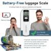 imagetravel inspira Luggage Scale BatteryFree Travel Essentials Portable Handheld Digital Suitcase Weight Scale for for Travel Accessories 110lbs50kg Dark BlueWhite