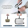 imagetravel inspira Luggage Scale BatteryFree Travel Essentials Portable Handheld Digital Suitcase Weight Scale for for Travel Accessories 110lbs50kg Dark BlueWhiteLarge Handle