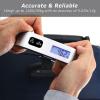imagetravel inspira Luggage Scale Portable Digital Hanging Baggage Scale for Travel Suitcase Weight Scale with Rubber Paint 110 Pounds Battery Included Sliver 2 Pcs