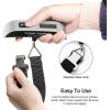 imagetravel inspira Luggage Scale Portable Digital Hanging Baggage Scale for Travel Suitcase Weight Scale with Rubber Paint 110 Pounds Battery IncludedSilver