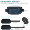 imagetravel inspira Travel Money Belt with Slim AntiTheft RFID Blocking Passport Holder for Travel Concealed under Clothes for Ultimate Protection of Credit Cards Cash Passport ampamp Documents BlackNavy Blue