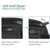 imagetravel inspira Travel Money Belt with Slim AntiTheft RFID Blocking Passport Holder for Travel Concealed under Clothes for Ultimate Protection of Credit Cards Cash Passport ampamp Documents BlackBlack