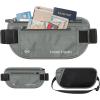 imagetravel inspira Travel Money Belt with Slim AntiTheft RFID Blocking Passport Holder for Travel Concealed under Clothes for Ultimate Protection of Credit Cards Cash Passport ampamp Documents BlackGrey