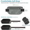 imagetravel inspira Travel Money Belt with Slim AntiTheft RFID Blocking Passport Holder for Travel Concealed under Clothes for Ultimate Protection of Credit Cards Cash Passport ampamp Documents BlackGrey