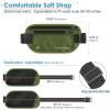 imagetravel inspira Travel Money Belt with Slim AntiTheft RFID Blocking Passport Holder for Travel Concealed under Clothes for Ultimate Protection of Credit Cards Cash Passport ampamp Documents BlackGreen