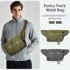 imagetravel inspira waist Pack Bag Fanny Pack for MenampampWomen Hip Bum Bag with Adjustable Strap for Outdoors GreyGreen