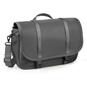 imageExpandable Messenger Bag Fit 16quot Laptop for Men Women Work College Office ComputerGrey