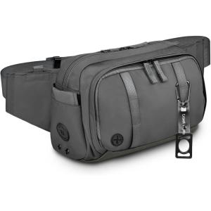 imagetravel inspira waist Pack Bag Fanny Pack for MenampampWomen Hip Bum Bag with Adjustable Strap for Outdoors GreyGrey