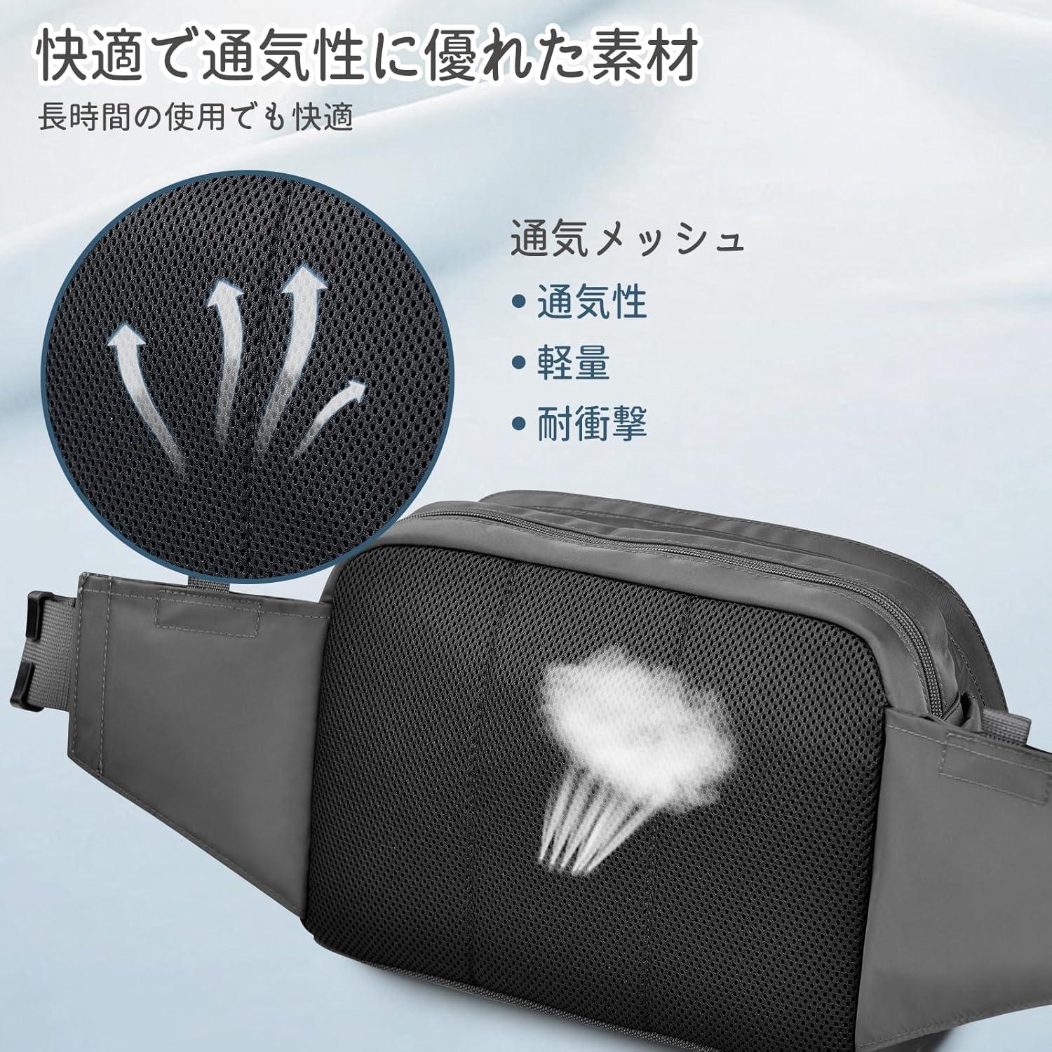 imagetravel inspira waist Pack Bag Fanny Pack for MenampampWomen Hip Bum Bag with Adjustable Strap for Outdoors GreyGrey