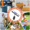 imagetravel inspira Rechargeable Luggage Scale 110lb50kg  Large Backlit Display  Stainless Steel  Portable Digital Hanging Scale for Suitcases Bags Packages USB C Charging Included