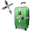imageTravel Inspira Luggage Straps for Suitcases Travel Belt for Luggage TSA Approved Luggage Straps Suitcase Straps 3Dial Combination Locks Adjustable Suitcase Belt QuickRelease Buckle Orangegray