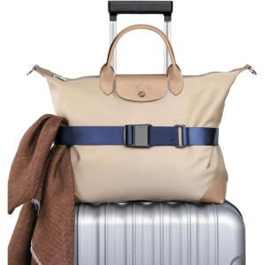 imageTravel Inspira Magnetic QuickRelease Travel Belt for Luggage Strap  HandsFree Lightens Load Secures Multiple Bags Adjustable ampamp Lightweight for Effortless TravelNavy Blue