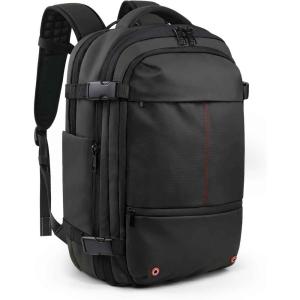 imagetravel Inspira Airback Expandable 60L Backpack with Electric Vacuum Pump Airplane Water Resistant and TSA AntiTheft Vacuum Seal Compression AirSeal Bag for Travel Black