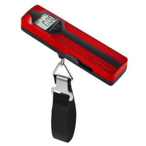 imagetravel inspira Luggage Scale BatteryFree Travel Essentials Portable Handheld Digital Suitcase Weight Scale for for Travel Accessories 110lbs50kg Red