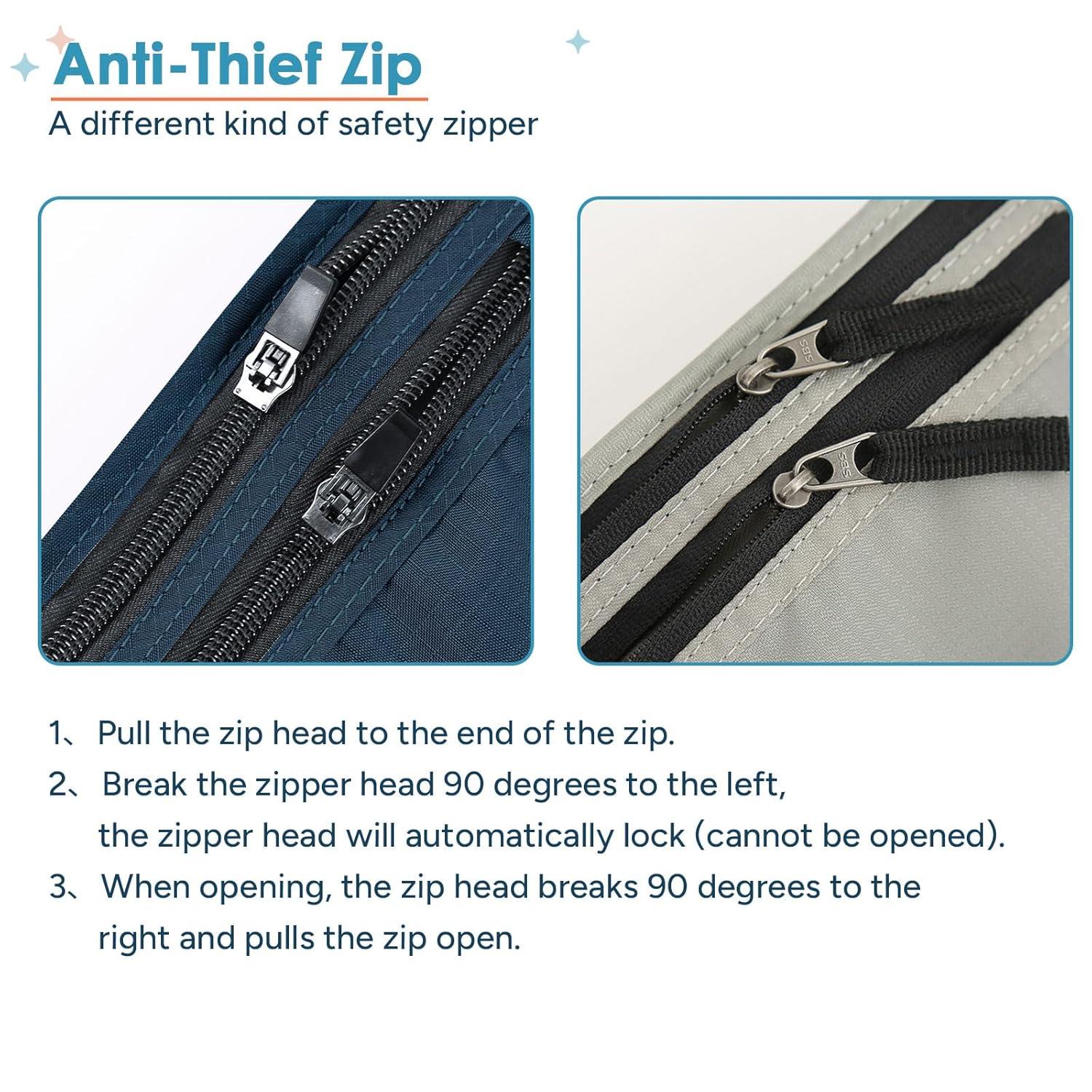 imagetravel inspira Luggage Scale BatteryFree and RFID Blocking Travel Money Belt with AntiThief Zip  Slim Passport Holder