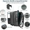 imagetravel inspira Vacuum Compression Backpack 65L Carry On Backpack with Electric Pump TSA Lock Water Resistant Laptop Compartment for Travel Camping Business Weekend Trips
