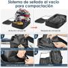 imagetravel inspira Vacuum Compression Backpack 65L Carry On Backpack with Electric Pump TSA Lock Water Resistant Laptop Compartment for Travel Camping Business Weekend Trips