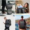 imagetravel inspira Vacuum Compression Backpack 65L Carry On Backpack with Electric Pump TSA Lock Water Resistant Laptop Compartment for Travel Camping Business Weekend Trips