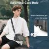imageLightweight Crossbody Bag 5L Unisex Sling Pack Shoulder Bags AntiTheft USB ChargingGray