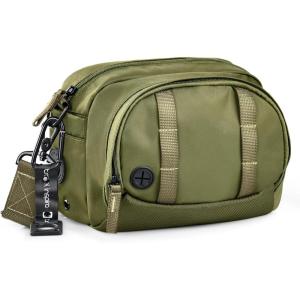 imageLightweight Crossbody Bag 5L Unisex Sling Pack Shoulder Bags AntiTheft USB ChargingArmy Green